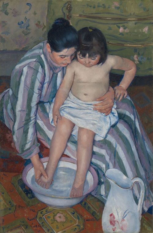 E264 - The Child's Bath, Mary Cassatt, 1893 - from Cathy Paper