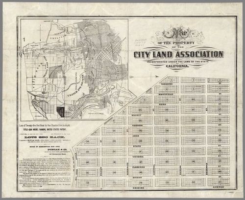San Francisco - City Land Association - 1860