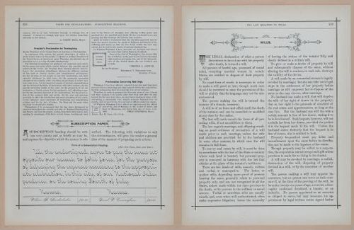 E297 - Hill's Manual of Social and Business Forms 1890 - 6955-6956