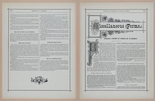 E297 - Hill's Manual of Social and Business Forms 1890 - 6971-6972