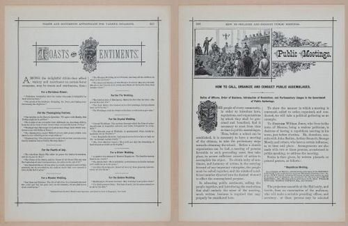 E297 - Hill's Manual of Social and Business Forms 1890 - 7125-7126