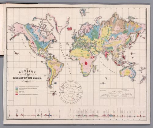 E316 - Outline of the Geology of the Globe - &nbsp;Edward Hitchcock - 1853 (Luci Ludwig)