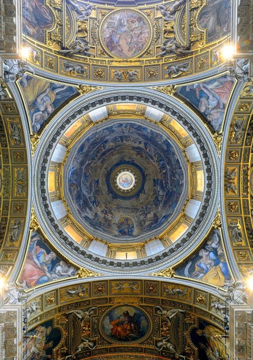 E69 - The Dome of the Pauline Chapel in Santa Maria Maggiore Rome - 1610