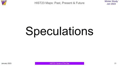 E316 - Speculations