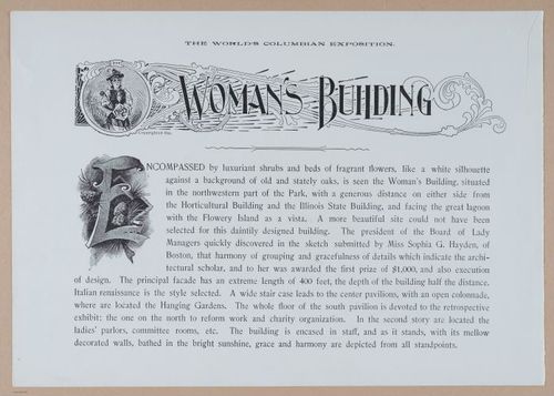 E338 - Chicago World's Fair - 1892 - i10699