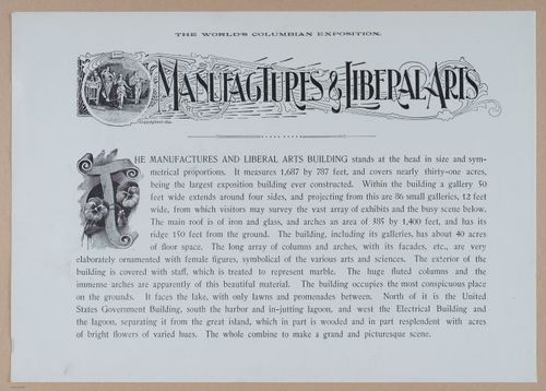 E338 - Chicago World's Fair - 1892 - i10707
