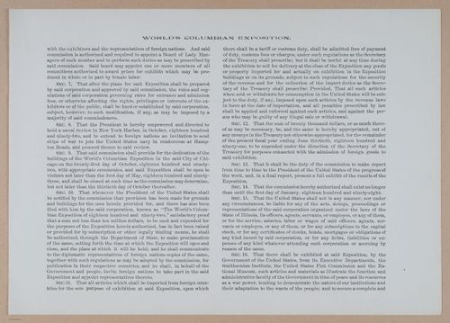 E338 - Chicago World's Fair - 1892 - i10796