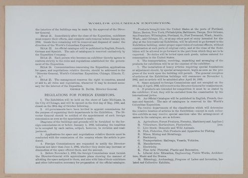 E338 - Chicago World's Fair - 1892 - i10799