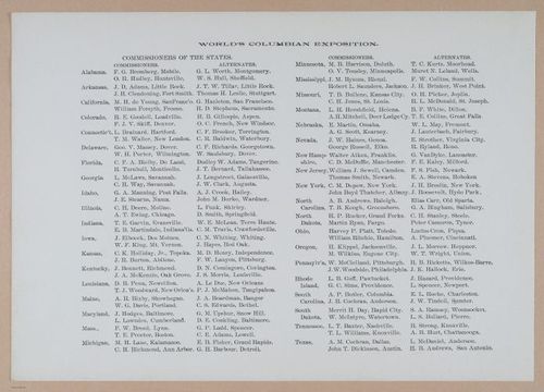 E338 - Chicago World's Fair - 1892 - i10801