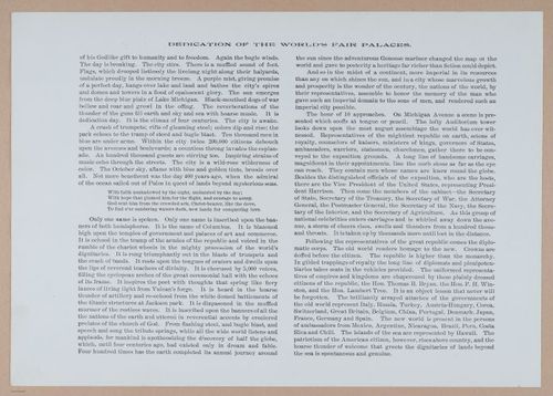 E338 - Chicago World's Fair - 1892 - i10816