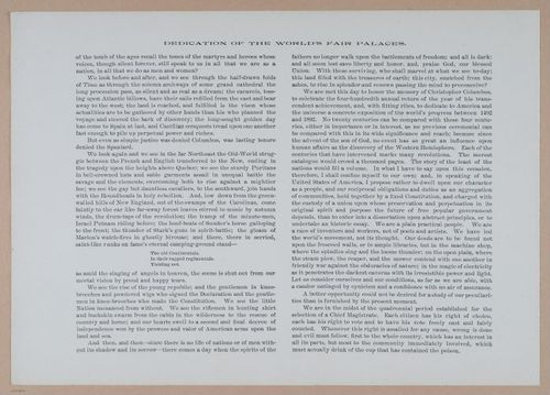 E338 - Chicago World's Fair - 1892 - i10835