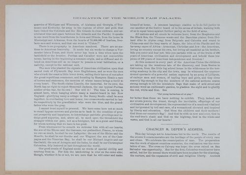 E338 - Chicago World's Fair - 1892 - i10837