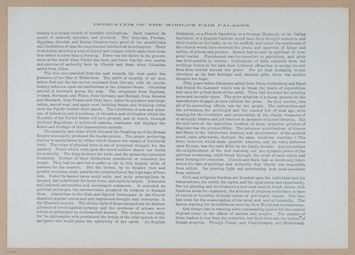 E338 - Chicago World's Fair - 1892 - i10838