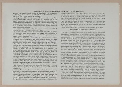 E338 - Chicago World's Fair - 1892 - i10851