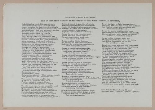 E338 - Chicago World's Fair - 1892 - i10852