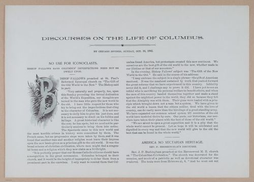 E338 - Chicago World's Fair - 1892 - i10879