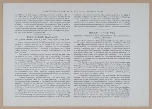 E338 - Chicago World's Fair - 1892 - i10889