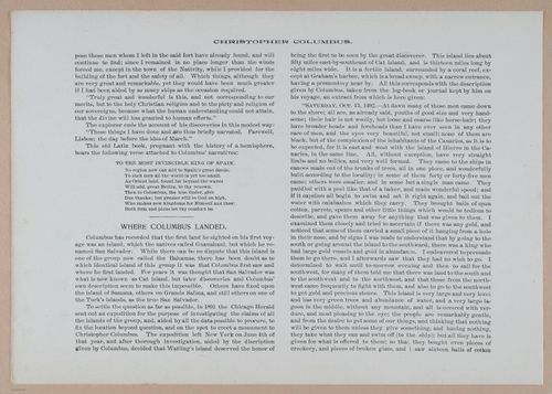 E338 - Chicago World's Fair - 1892 - i10904