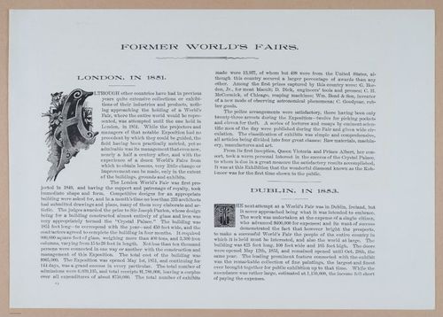 E338 - Chicago World's Fair - 1892 - i10939