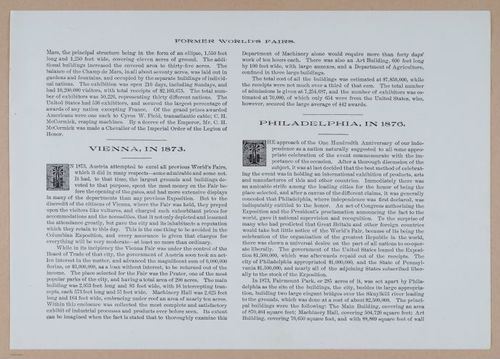 E338 - Chicago World's Fair - 1892 - i10941