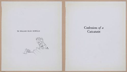 E341 - Confessions of a Caricaturist - 1917 - 11126a-11126b