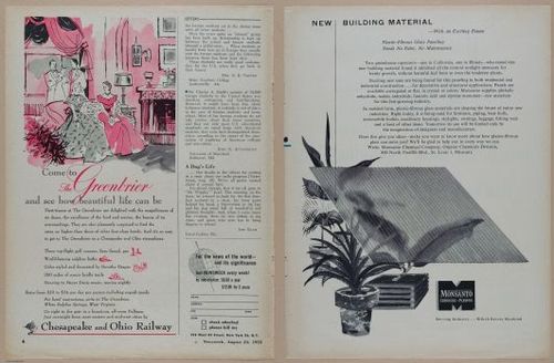 E350 - Newsweek 1953 August 24 - Nuclear Scenario Map - 12918-12919