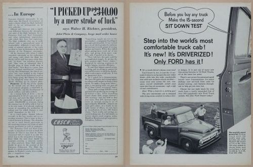 E350 - Newsweek 1953 August 24 - Nuclear Scenario Map - 12957-12958