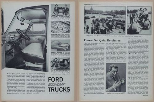 E350 - Newsweek 1953 August 24 - Nuclear Scenario Map - 12959-12960