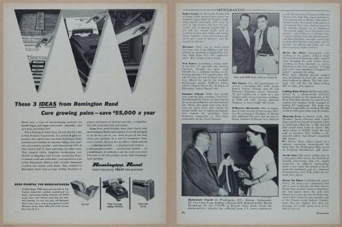 E350 - Newsweek 1953 August 24 - Nuclear Scenario Map - 12965-12966