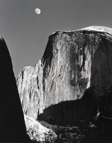 E355 - Moon and Half Dome - Ansel Adams - 1960