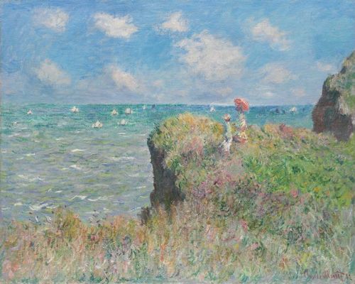 E355 - Cliff Walk at Pourville, Claude Monet, 1882 - from Jill Parker