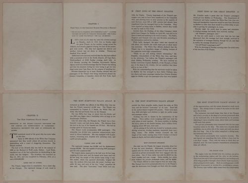 E346 - Sinking of Titanic - i12188-189-190-191-192-193-194
