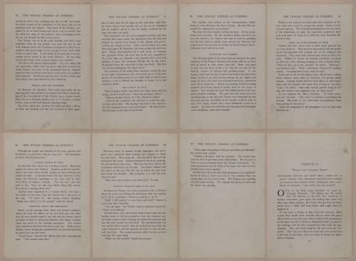 E346 - Sinking of Titanic - i12252-253-254-255-256-257-258-12261