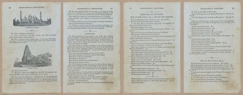 E348 - Mitchell's Geography 1845 - 12601-12602-12603-12604