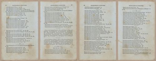 E348 - Mitchell's Geography 1845 - 12617-12618-12619-12620