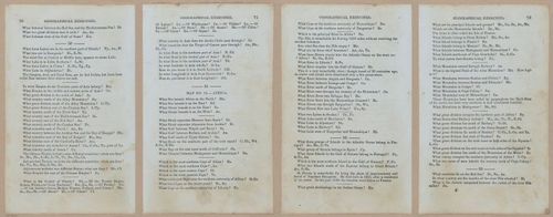 E348 - Mitchell's Geography 1845 - 12621-12622-12623-12624