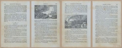 E348 - Mitchell's Geography 1845 - 12705-12706-12707-12708