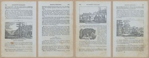 E348 - Mitchell's Geography 1845 - 12725-12726-12727-12728