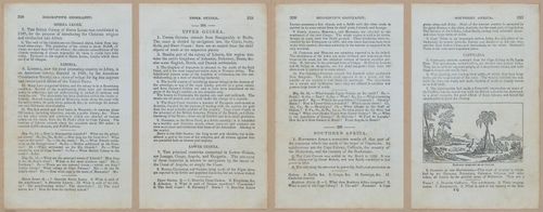 E348 - Mitchell's Geography 1845 - 12870-12871-12872-12873