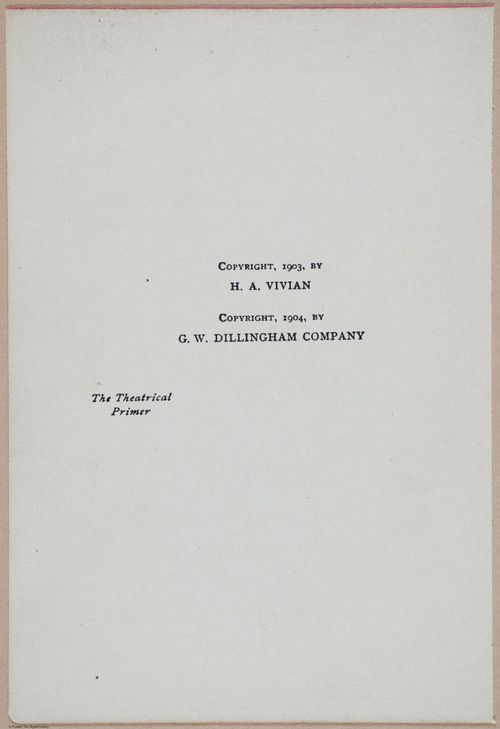 E370 - The Theatrical Primer - i14953