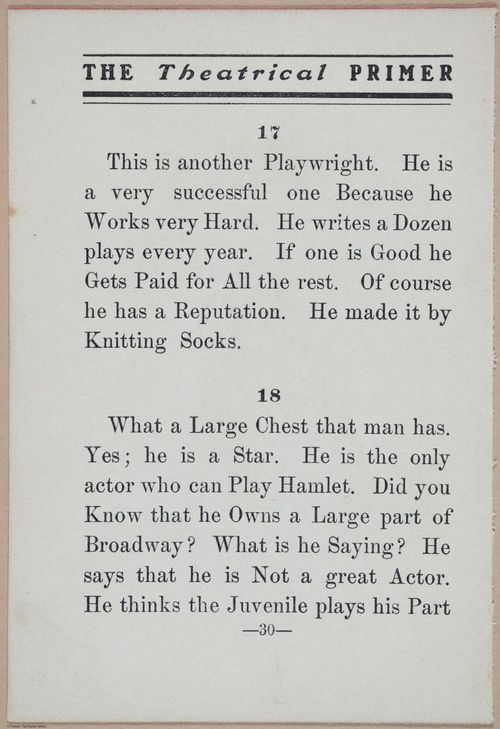 E370 - The Theatrical Primer - i14978