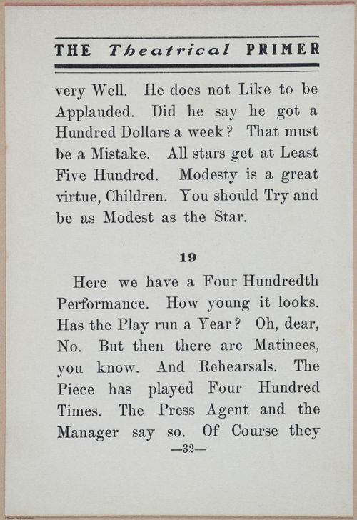 E370 - The Theatrical Primer - i14980