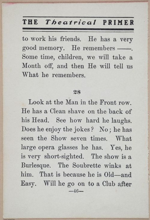 E370 - The Theatrical Primer - i14995