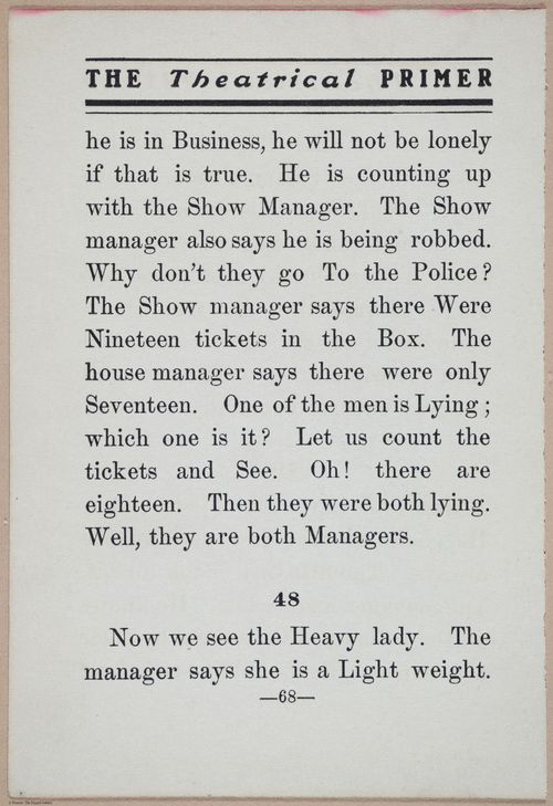 E370 - The Theatrical Primer - i15017