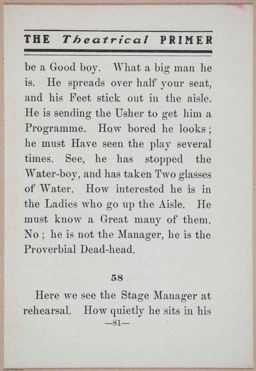 E370 - The Theatrical Primer - i15030