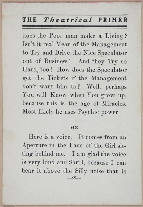 E370 - The Theatrical Primer - i15037