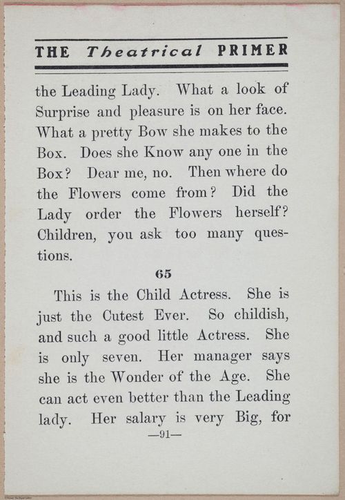 E370 - The Theatrical Primer - i15040