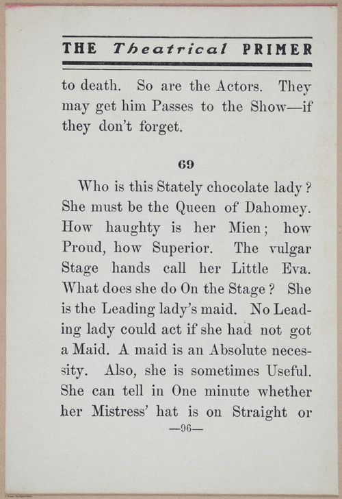 E370 - The Theatrical Primer - i15045