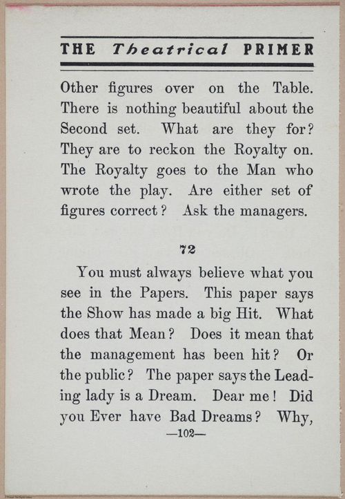 E370 - The Theatrical Primer - i15051