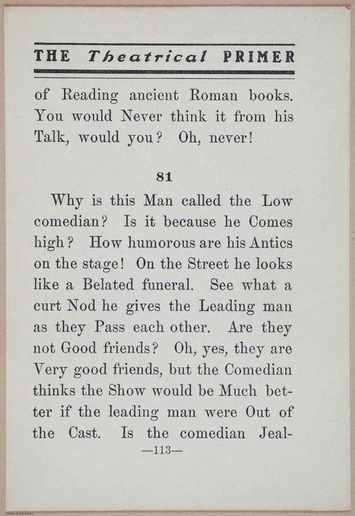 E370 - The Theatrical Primer - i15062